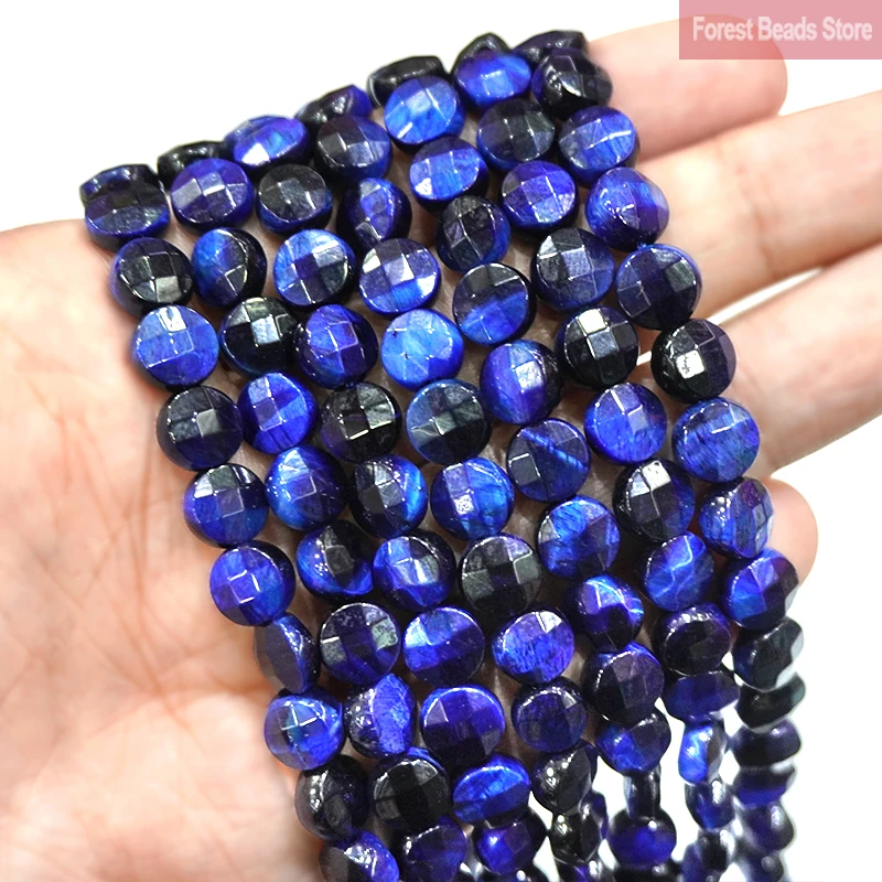 Natural Stone Faceted Blue Lapis Lazuli Tiger Eye Round Cake Shape Beads for Jewelry Making DIY Bracelet Earrings 15" Inch 8MM
Natural Stone Faceted Blue Lapis Lazuli Tiger Eye Round Cake Shape Beads for Jewelry Making DIY Bracelet Earrings 15" Inch 8MM