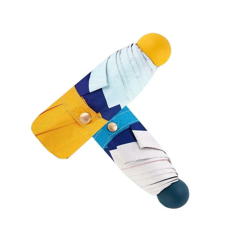 Sun and Rain Dual Purpose Compact Umbrella Girls Convenient 5 Folding Sunscreen Anti Ultraviolet Umbrella for Women
Sun and Rain Dual Purpose Compact Umbrella Girls Convenient 5 Folding Sunscreen Anti Ultraviolet Umbrella for Women