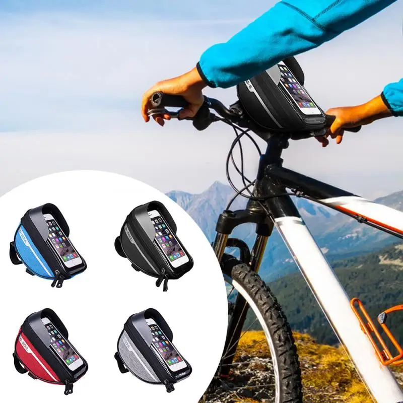New Bicycle Bag Waterproof Touch Screen Cycling Bag Top Front Tube Frame MTB Road Bike Bag 6.4in Phone Case Bike Accessories
New Bicycle Bag Waterproof Touch Screen Cycling Bag Top Front Tube Frame MTB Road Bike Bag 6.4in Phone Case Bike Accessories