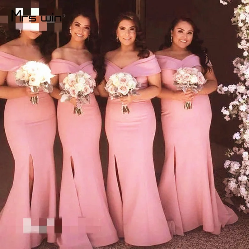 Mrs win Bridesmaid Dress Off Shoulder Mermaid Long Wedding Party Dresses For Women HR208 Boat Neck Sleeveless Vestido Madrinha
Mrs win Bridesmaid Dress Off Shoulder Mermaid Long Wedding Party Dresses For Women HR208 Boat Neck Sleeveless Vestido Madrinha