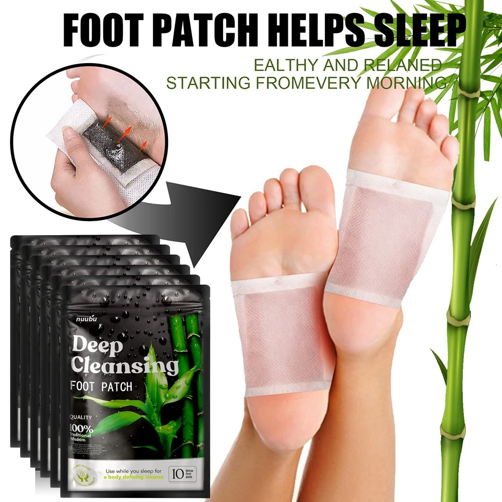 Natural bamboo charcoal wormwood Detox Foot Patches Stress Relief Deep Sleep Body Toxins Feet Clean HerbalAdhesive Health Care
Natural bamboo charcoal wormwood Detox Foot Patches Stress Relief Deep Sleep Body Toxins Feet Clean HerbalAdhesive Health Care