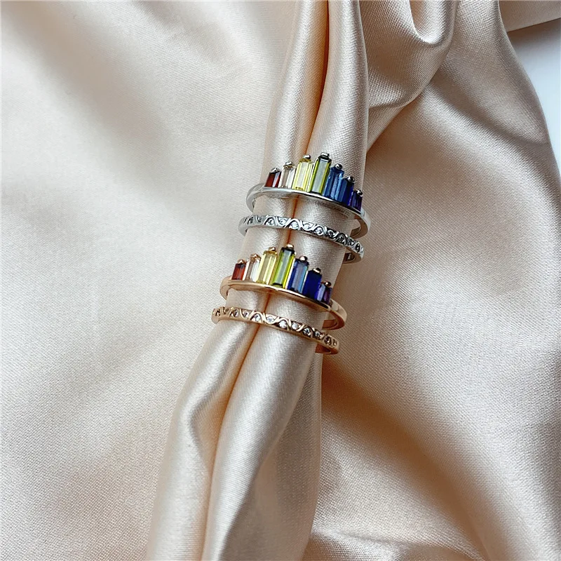 Women CZ Gold Crown Rainbow Rings Geometry Wedding Engagement Ring Femme Ring Party Gift Charm Rhinestone Wedding Jewelry
Women CZ Gold Crown Rainbow Rings Geometry Wedding Engagement Ring Femme Ring Party Gift Charm Rhinestone Wedding Jewelry
