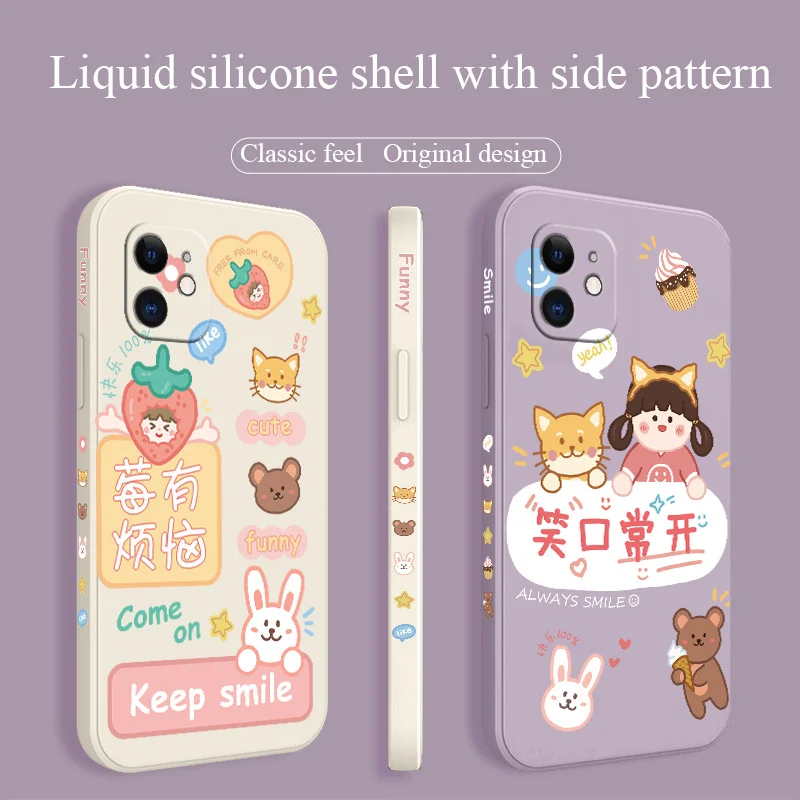 Side Print Rabbit Phone Case For iPhone 12 Pro Max 11 X XS XR XSMAX SE2020 8 8Plus 7 7Plus 6 6S Plus Liquid Silicone Cover
Side Print Rabbit Phone Case For iPhone 12 Pro Max 11 X XS XR XSMAX SE2020 8 8Plus 7 7Plus 6 6S Plus Liquid Silicone Cover