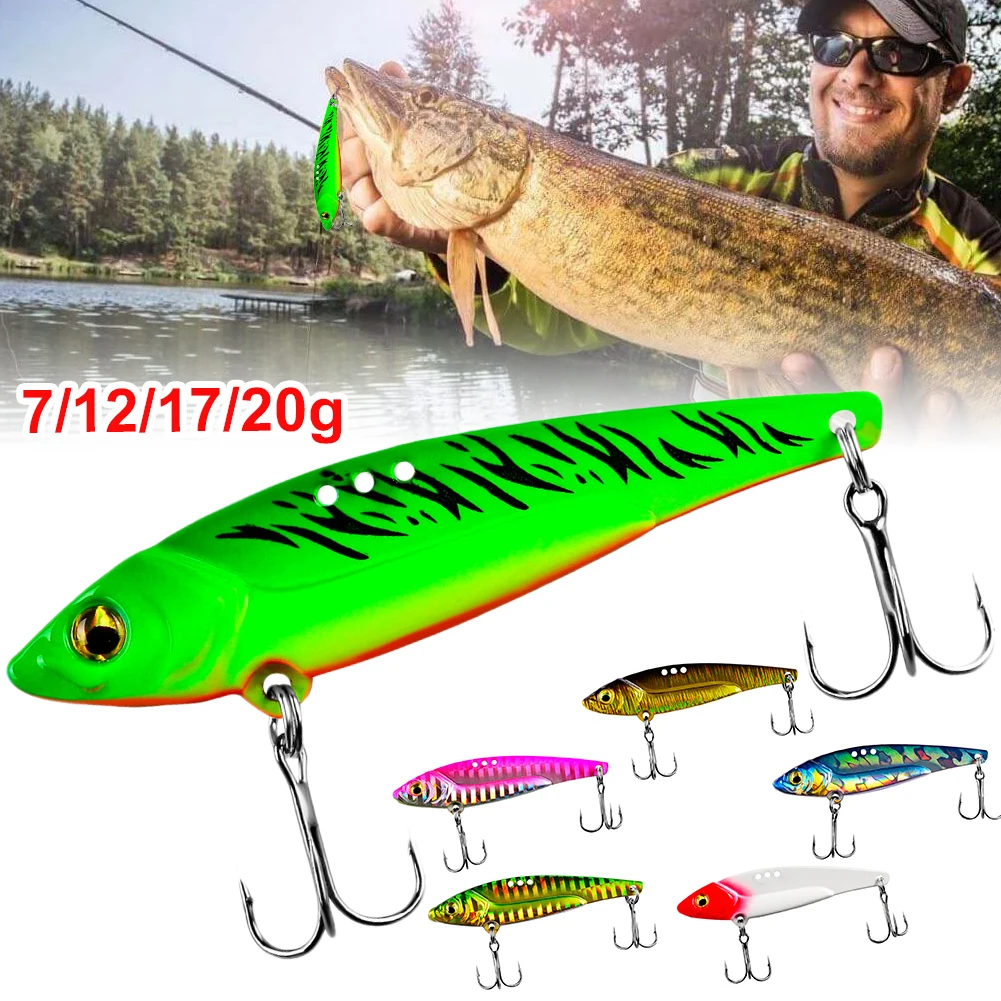 6 colors Metal Fishing Lures 7/12/17/20g 3D Eyes Sinking Vibration Baits Artificial Vibe for Bass Pike Fish Perch Fishing Baits
6 colors Metal Fishing Lures 7/12/17/20g 3D Eyes Sinking Vibration Baits Artificial Vibe for Bass Pike Fish Perch Fishing Baits