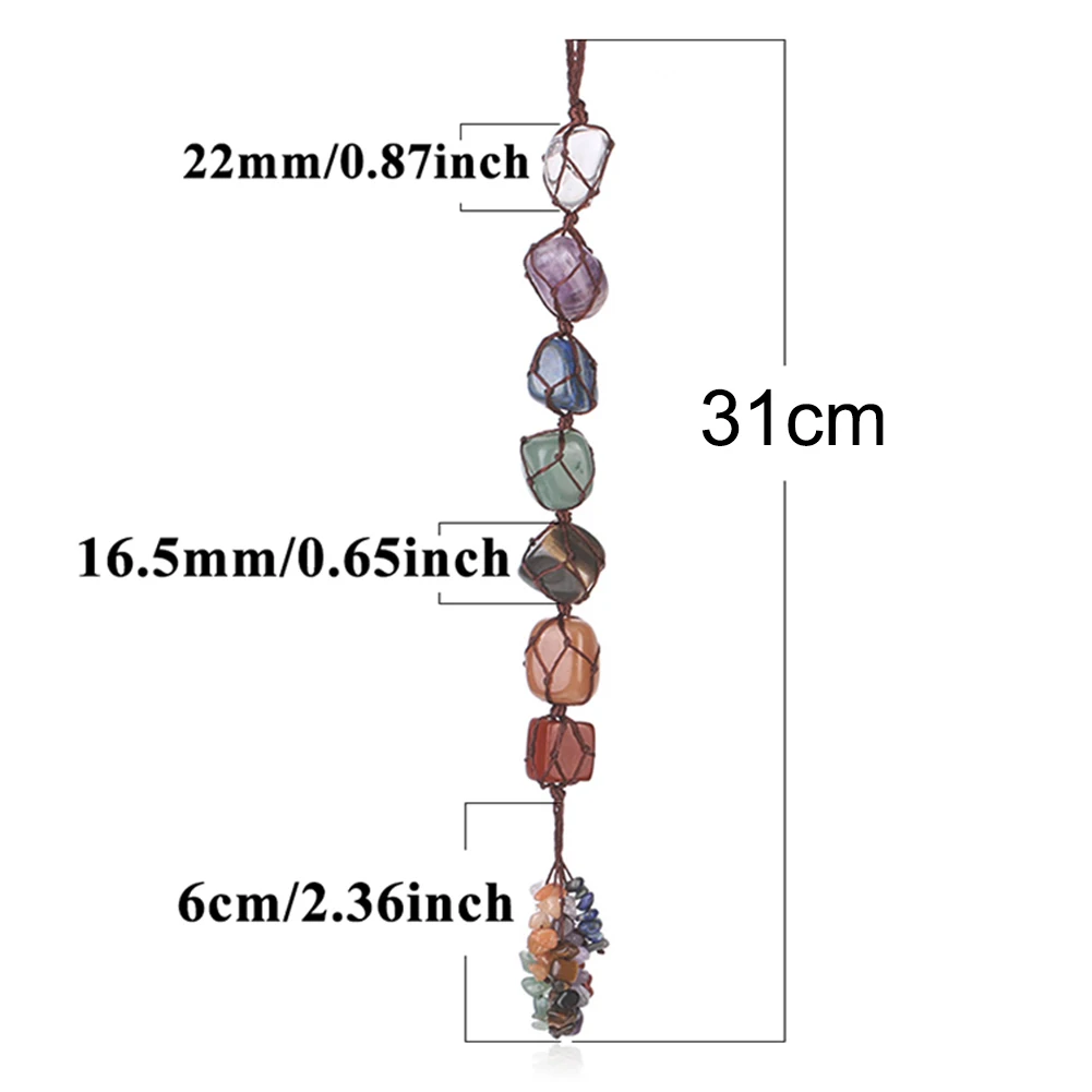 Chakra Car Interior Decoration Gem Aura Healing Crystal Tassel Hanging Reiki Natural Stone Spirit Meditation Pendant Car Pendant
Chakra Car Interior Decoration Gem Aura Healing Crystal Tassel Hanging Reiki Natural Stone Spirit Meditation Pendant Car Pendant