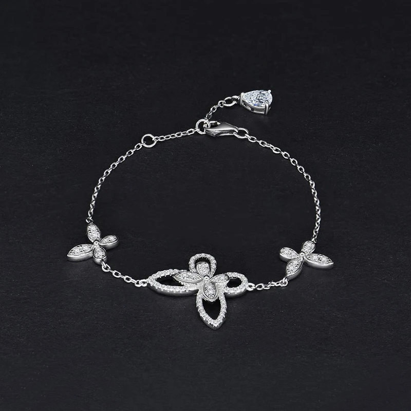 OEVAS Luxury 925 Sterling Silver Created Moissanite Gemstone Bangle Charm Wedding Butterfly Bracelets Fine Jewelry Wholesale
OEVAS Luxury 925 Sterling Silver Created Moissanite Gemstone Bangle Charm Wedding Butterfly Bracelets Fine Jewelry Wholesale