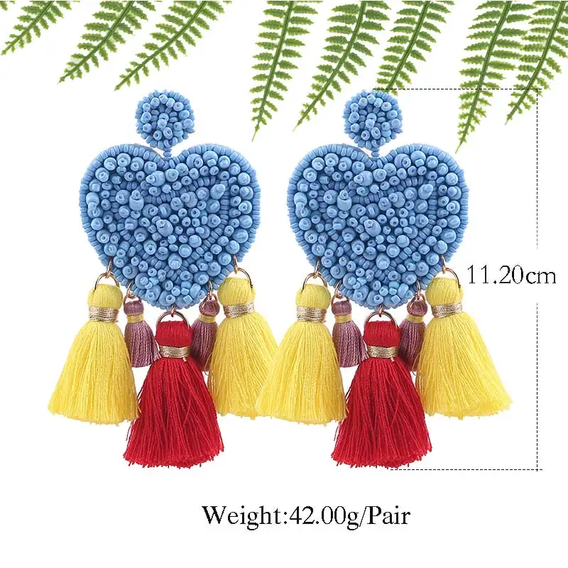 Bohemian Heart Crystal Handmade Oorbellen Tassel Pendant Earrings For Women Vintage Fashion Earrings Jewelry Ladies Party Gifts
Bohemian Heart Crystal Handmade Oorbellen Tassel Pendant Earrings For Women Vintage Fashion Earrings Jewelry Ladies Party Gifts