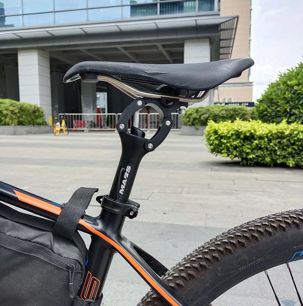 Tmars MTB Suspension Seatpost Parallel Shock Absorber Parallelogram Bike Bicycle Seat Post 28.6 30.1 30.4 30.9 31.6
Tmars MTB Suspension Seatpost Parallel Shock Absorber Parallelogram Bike Bicycle Seat Post 28.6 30.1 30.4 30.9 31.6