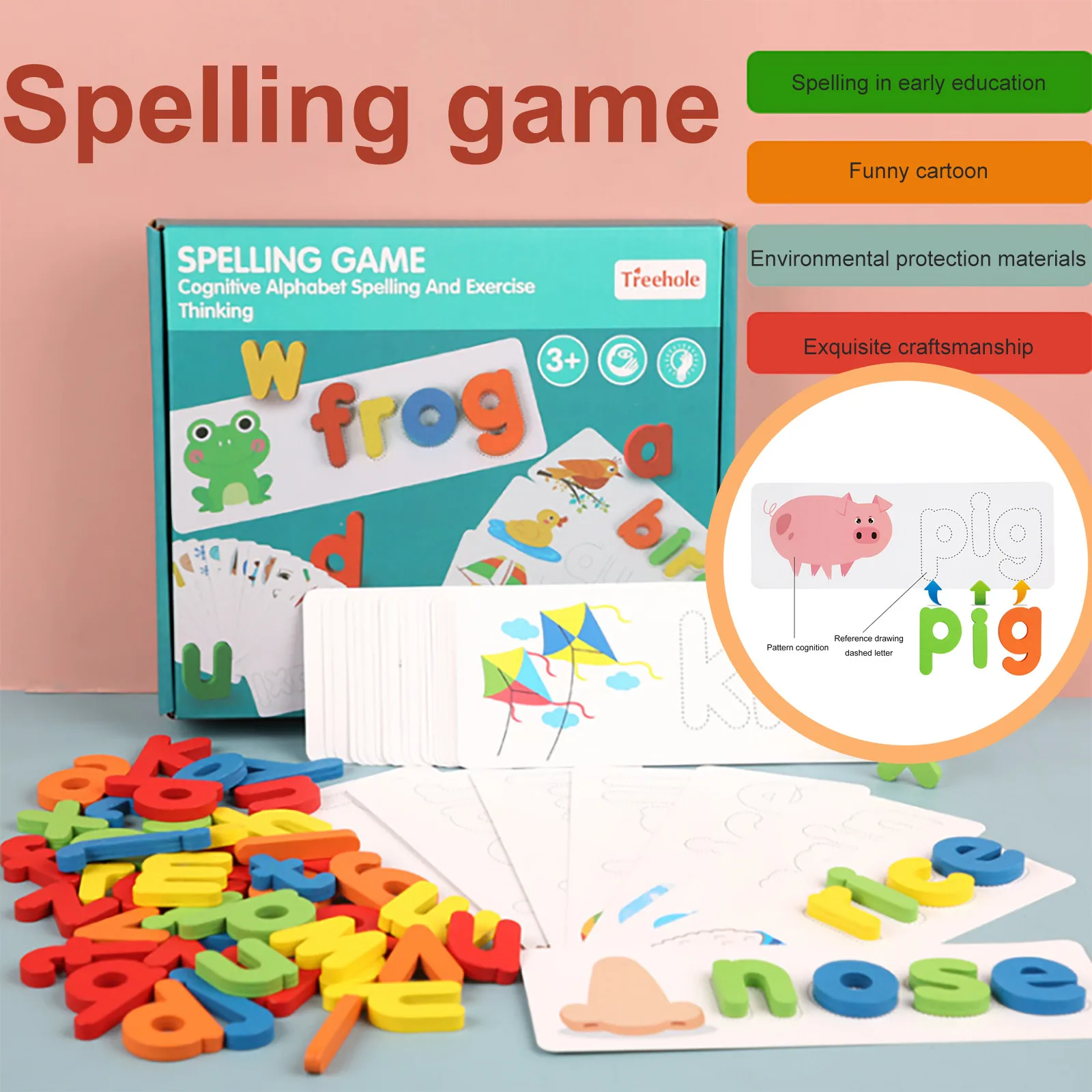 Seeing And Spelling Learning Toys, Matching Letters Game Sight Words Kids Boys Education Toys Children Birthday Gifts
Seeing And Spelling Learning Toys, Matching Letters Game Sight Words Kids Boys Education Toys Children Birthday Gifts
