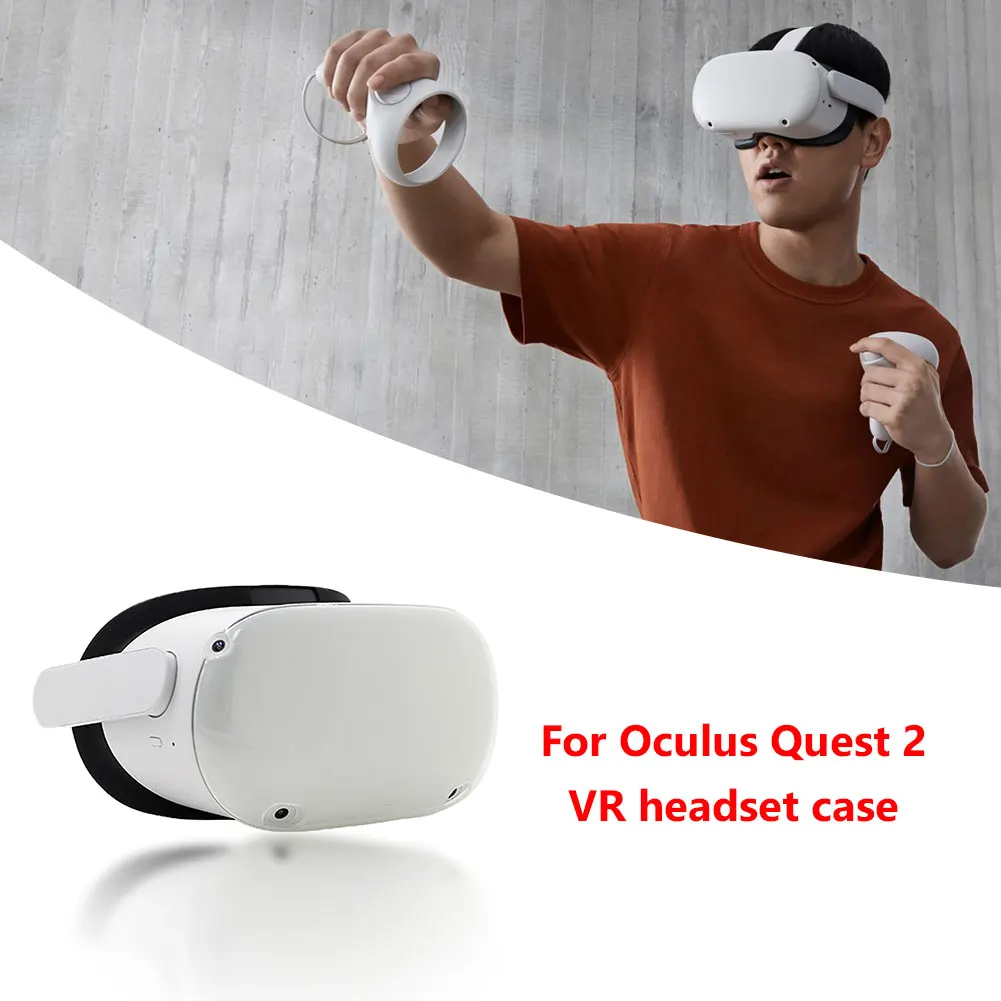 Plastic VR Helmet Front Cover for Oculus Quest 2 Headset Protection Shell Skin VR Glasses Accessories Supplies 
Plastic VR Helmet Front Cover for Oculus Quest 2 Headset Protection Shell Skin VR Glasses Accessories Supplies