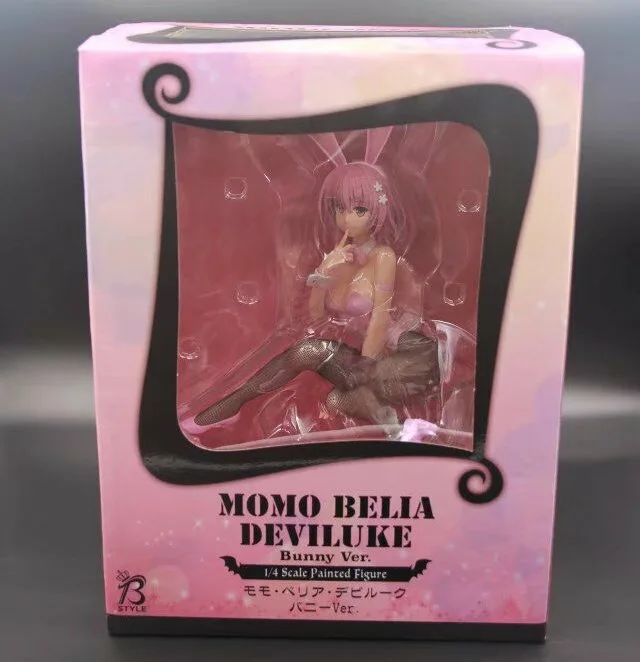 Hot Comics Anime Momo Belia Deviluke Beria Debiruku Bunny Ver. 1/4 Scale To Love Ru Darkness 24cm Sexy Action Figure Toy
Hot Comics Anime Momo Belia Deviluke Beria Debiruku Bunny Ver. 1/4 Scale To Love Ru Darkness 24cm Sexy Action Figure Toy