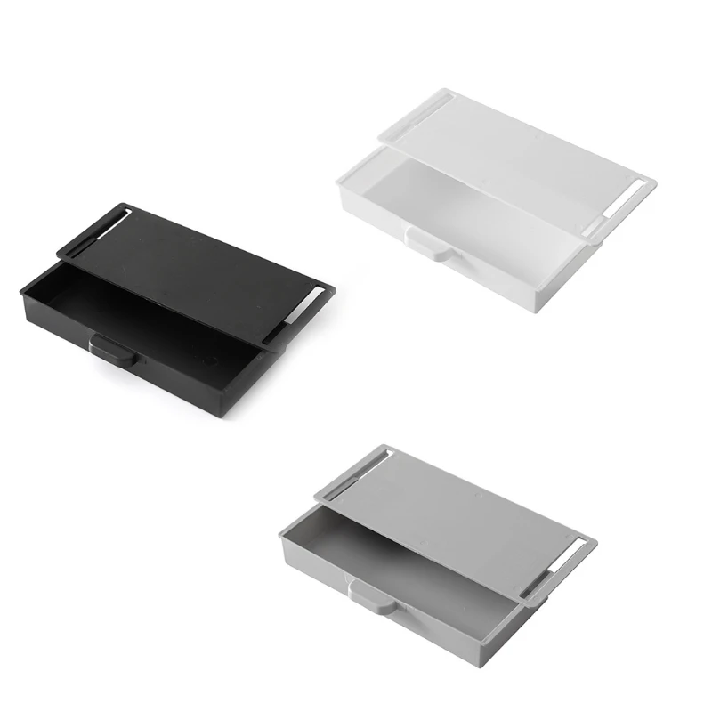 F62A Under Desk Drawer Adhesive Organizer Hidden Desktop Storage Box Home Pen Holder
F62A Under Desk Drawer Adhesive Organizer Hidden Desktop Storage Box Home Pen Holder