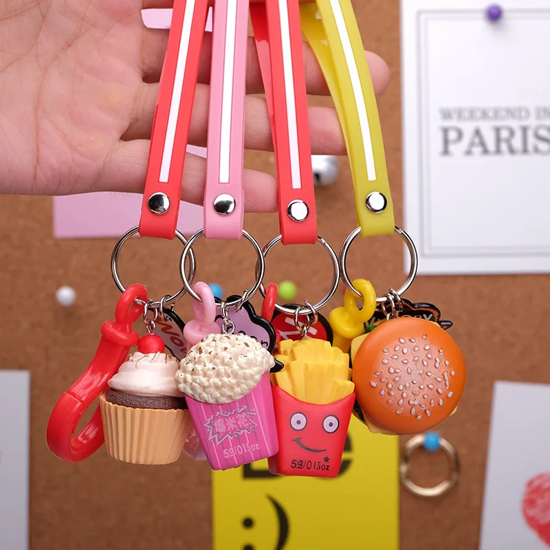 French Sandwich Flat back Resin keychains imitation Food Hamburg Charms Jewelry necklace Earring pendant keychain Gift 2020
French Sandwich Flat back Resin keychains imitation Food Hamburg Charms Jewelry necklace Earring pendant keychain Gift 2020