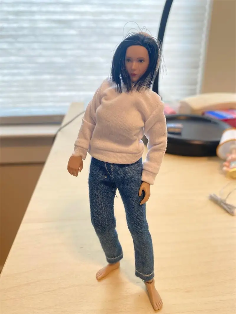 Best Sell 1/12 Female Soldier Clothes Accessories Hoodie Sweater Jeans for 6 inch Movable Encapsulated Female Body Collectible
Best Sell 1/12 Female Soldier Clothes Accessories Hoodie Sweater Jeans for 6 inch Movable Encapsulated Female Body Collectible