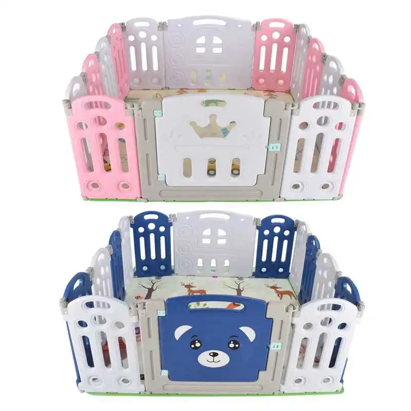 Foldable Baby Safety Playpen Play Yard Indoors Outdoors Baby Playpen Home Kids Safety Play Yard Outdoor Games Environmental 
Foldable Baby Safety Playpen Play Yard Indoors Outdoors Baby Playpen Home Kids Safety Play Yard Outdoor Games Environmental