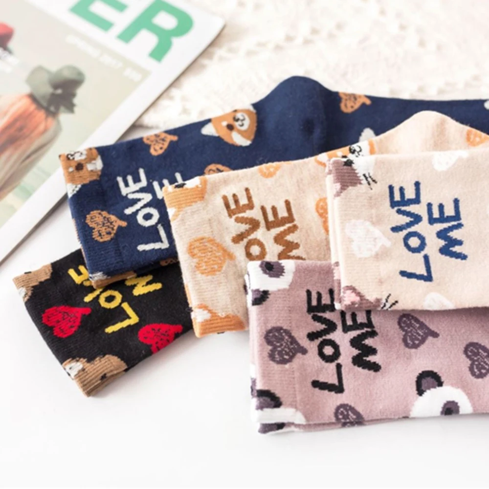 Spring Kawaii Cartoon Animal Socks Women Lovely Funny Bear Casual Cotton Socks Girls Korean Vintage Short Cute Socks
Spring Kawaii Cartoon Animal Socks Women Lovely Funny Bear Casual Cotton Socks Girls Korean Vintage Short Cute Socks