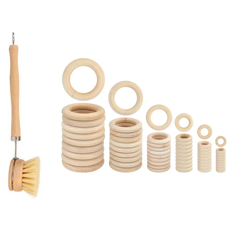 Кольца из натурального дерева для рукоделия, 6 размеров, 60 шт., с 2 чистящими щеточками из сизаля и конопли
Кольца из натурального дерева для рукоделия, 6 размеров, 60 шт., с 2 чистящими щеточками из сизаля и конопли