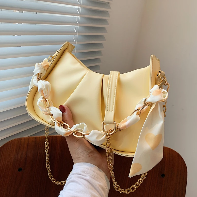 2021 New Woman Shoulder Bag High Quality PU Chain Diagonal Small Bag Luxury Designer Handbag Underarm Bag 2021 Summer Female Bag
2021 New Woman Shoulder Bag High Quality PU Chain Diagonal Small Bag Luxury Designer Handbag Underarm Bag 2021 Summer Female Bag