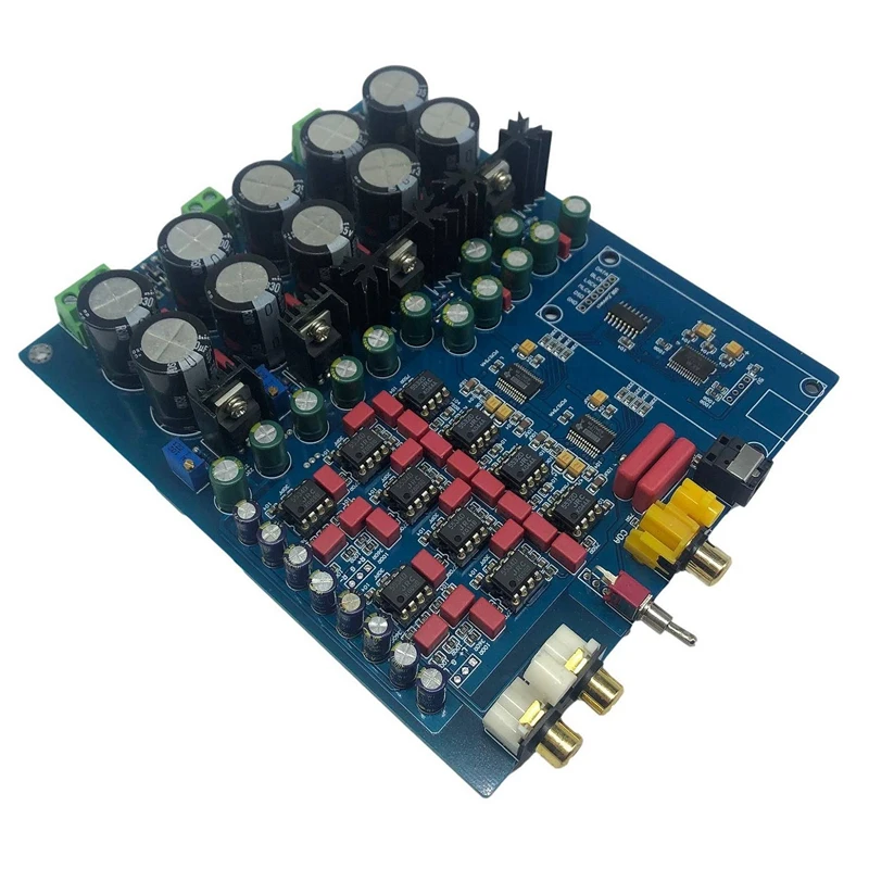 Двухкристальный декодер PCM1794 + AK4113, DAC плата, поддерживает оптоволоконный коаксиальный вход USB
Двухкристальный декодер PCM1794 + AK4113, DAC плата, поддерживает оптоволоконный коаксиальный вход USB