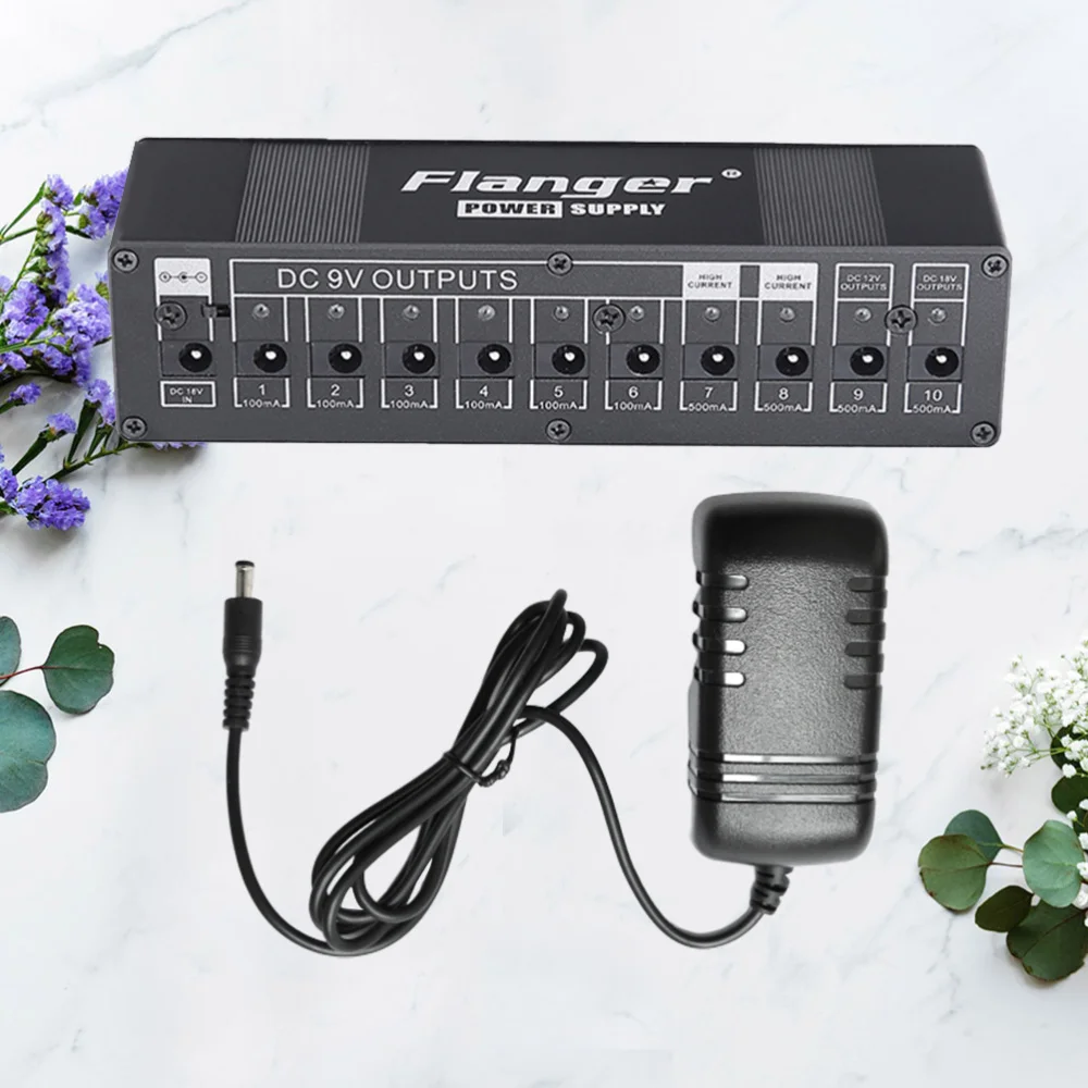 Electric Guitars Effect Power Supply 10-way Output Guitar Effect Pedal Power Supply and Adapter with US Plug (Black)
Electric Guitars Effect Power Supply 10-way Output Guitar Effect Pedal Power Supply and Adapter with US Plug (Black)