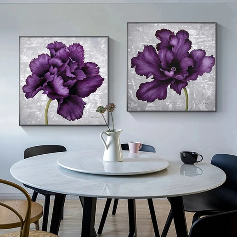 Vintage Posters and Prints Realistic Plant Purple Flower Canvas Painting Classical Wall Art Painting for Room Home Decorative
Vintage Posters and Prints Realistic Plant Purple Flower Canvas Painting Classical Wall Art Painting for Room Home Decorative