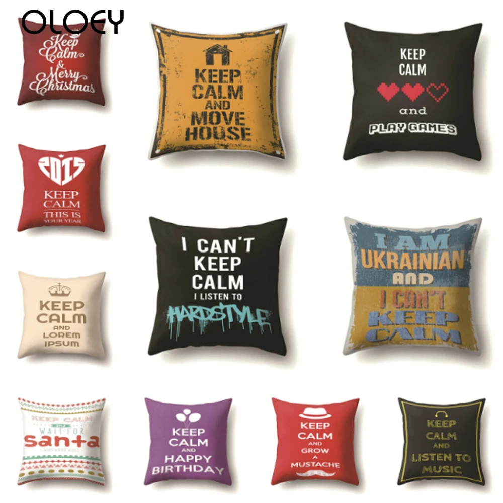 Декоративная подушка в скандинавском стиле с надписью Keep Calm, искусственная подушка из полиэстера, Чехол 45x45 см Fundas De Cojin
Декоративная подушка в скандинавском стиле с надписью Keep Calm, искусственная подушка из полиэстера, Чехол 45x45 см Fundas De Cojin