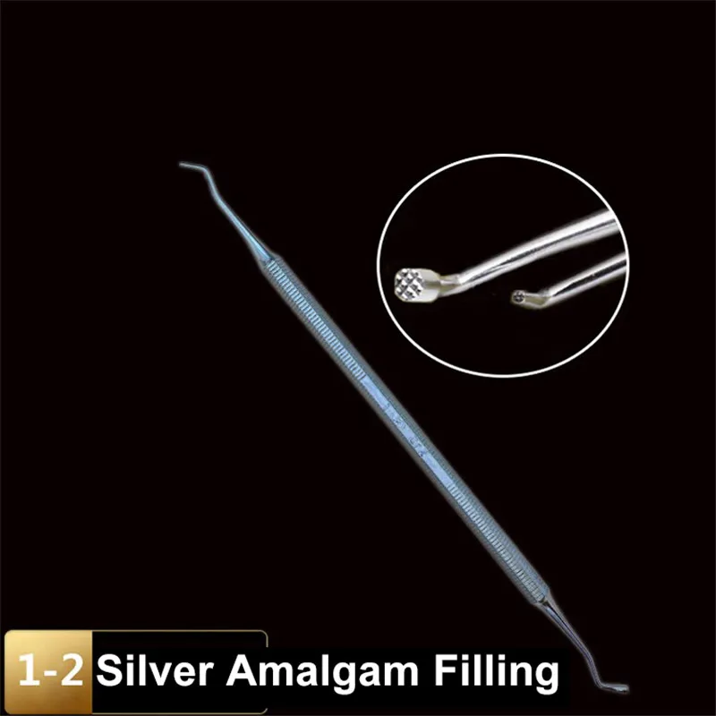 1 PC Dental Silver Amalgam Filling Tool High quality Stainless steel Double Ended Filler Filling Instrument #1-2 #1.5-2.5
1 PC Dental Silver Amalgam Filling Tool High quality Stainless steel Double Ended Filler Filling Instrument #1-2 #1.5-2.5