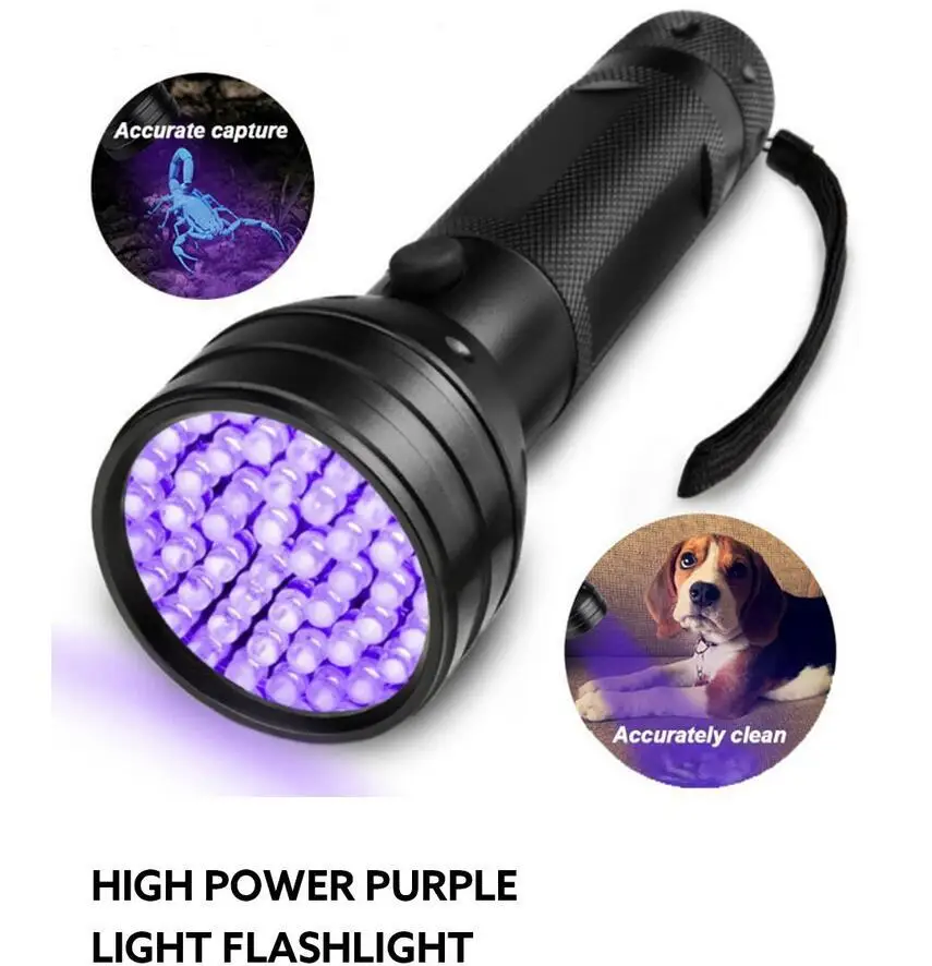 Studyset 51LEDs UV Flashlight Torch Light Pet Urine Fluorescent Flashlight for Outdoor
Studyset 51LEDs UV Flashlight Torch Light Pet Urine Fluorescent Flashlight for Outdoor