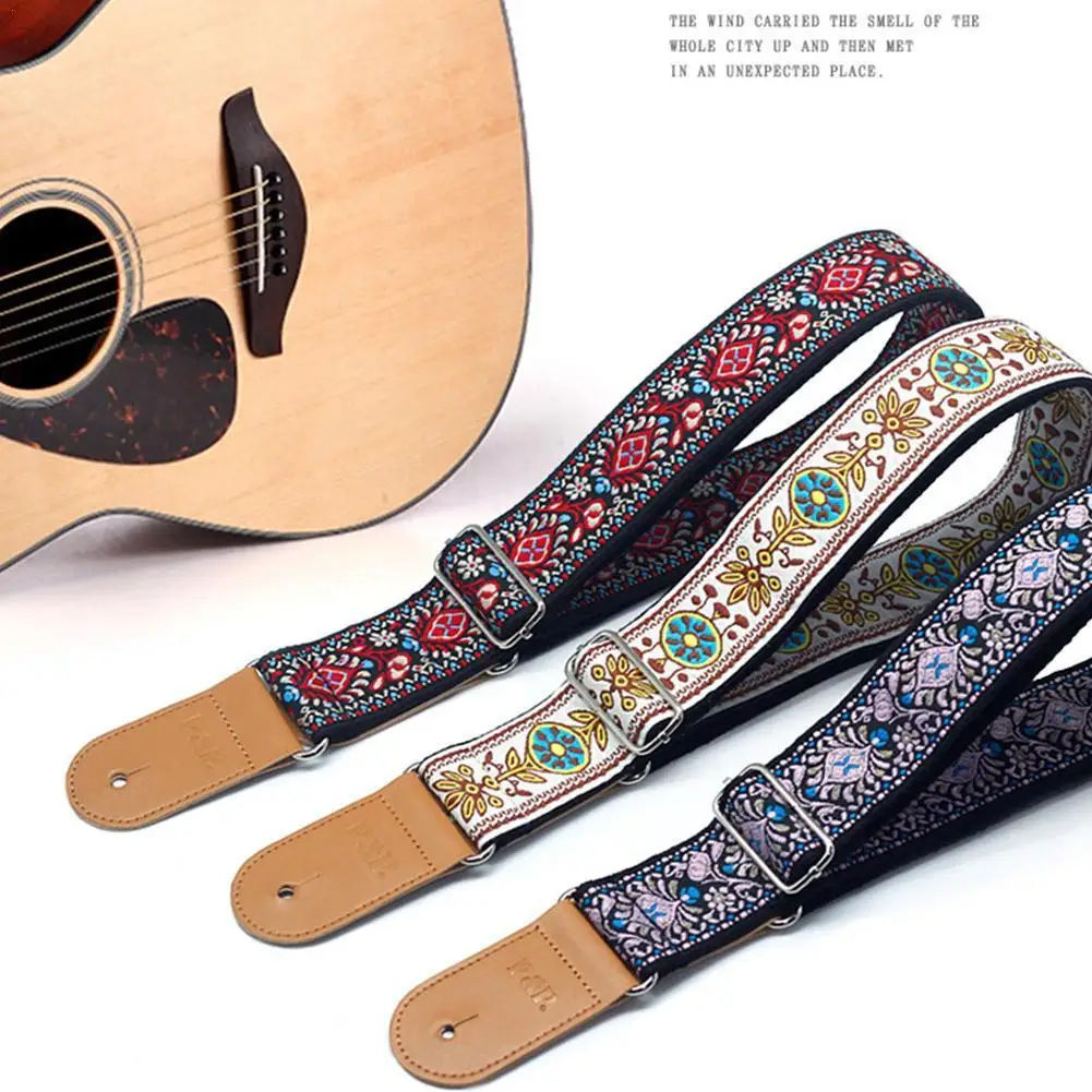 National Style Adjustable Guitar Strap Length Universal Sling With Hook For Acoustic Ukulele Electric Guitar Accessories
National Style Adjustable Guitar Strap Length Universal Sling With Hook For Acoustic Ukulele Electric Guitar Accessories