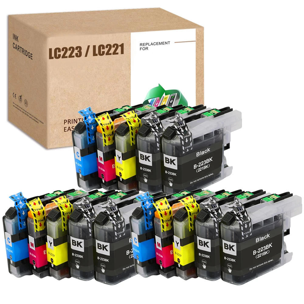 Картридж с чернилами LC223, совместимый с Brother LC-223 J562DW DCP-J4120DW J880DW J5620DW J5625DW J680DW J4625DW J5720DW 
Картридж с чернилами LC223, совместимый с Brother LC-223 J562DW DCP-J4120DW J880DW J5620DW J5625DW J680DW J4625DW J5720DW