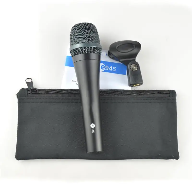 E945 Wired Microphone Dynamic Cardioid Karaoke Handheld Live Vocal Microphone for Stage Outdoor Performance Family Party
E945 Wired Microphone Dynamic Cardioid Karaoke Handheld Live Vocal Microphone for Stage Outdoor Performance Family Party