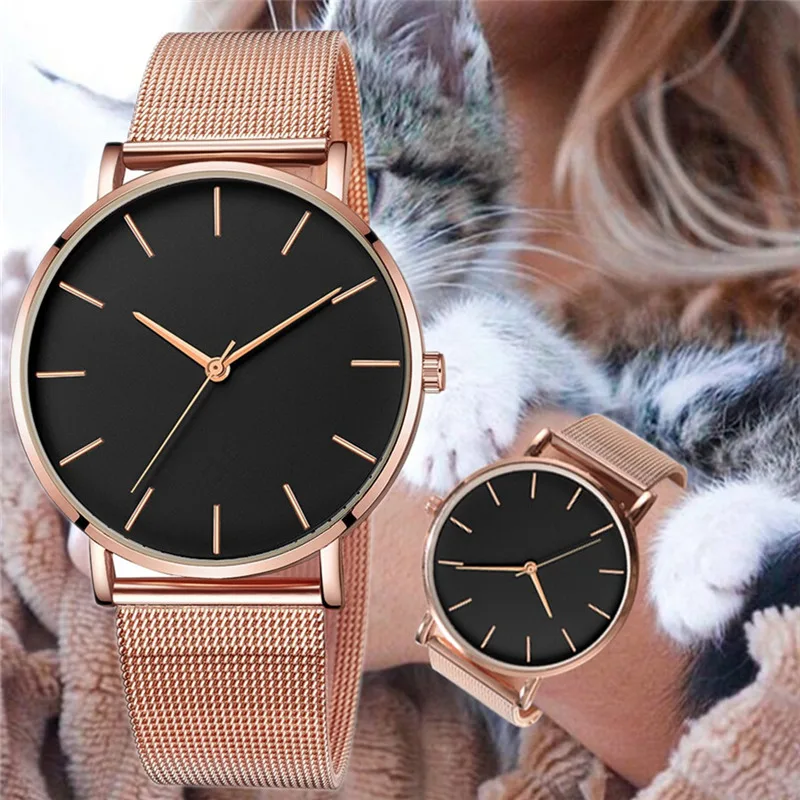 Reloj Mujer Ladies Fashion Metal Hour Casual Watch Simple Quartz Wrist Watch Female Black Mesh Stainless Steel Watch Saa Bracele
Reloj Mujer Ladies Fashion Metal Hour Casual Watch Simple Quartz Wrist Watch Female Black Mesh Stainless Steel Watch Saa Bracele