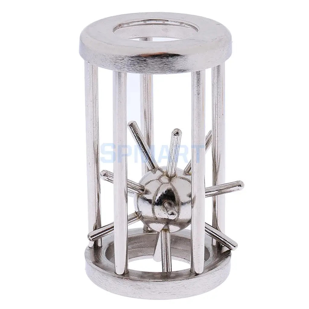 1Pc Alloy Cage Lock Puzzle Classic Metal Brain Teaser IQ EQ Test Educational Classic Toys Xmas Gift for Adult Children Kids 
1Pc Alloy Cage Lock Puzzle Classic Metal Brain Teaser IQ EQ Test Educational Classic Toys Xmas Gift for Adult Children Kids