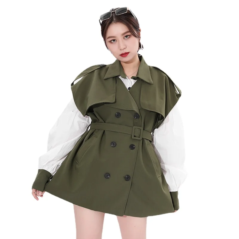 Loose Fit Green Irregular Big Size Jackets Women 2021 New Lapel Long Puff Sleeve Women's Autumn Fashion Tide Spring Winter Coats
Loose Fit Green Irregular Big Size Jackets Women 2021 New Lapel Long Puff Sleeve Women's Autumn Fashion Tide Spring Winter Coats