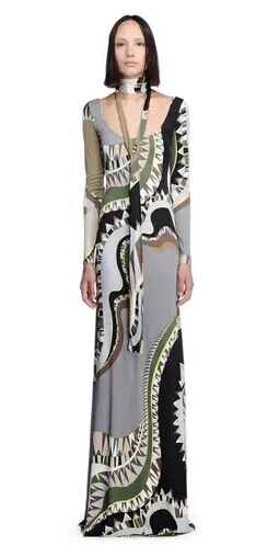 New Style Fashion Plain and Elegant Print Temperament Long-sleeved Stretch Knitted Slim Long Dress for Women
New Style Fashion Plain and Elegant Print Temperament Long-sleeved Stretch Knitted Slim Long Dress for Women