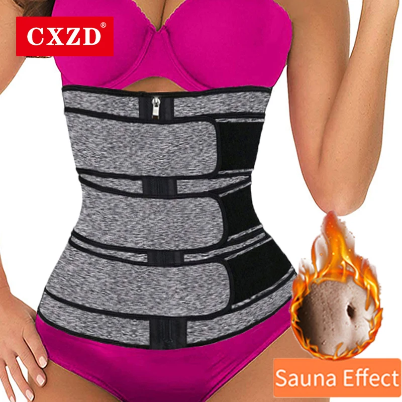 CXZD 2021 Hot selling Waist Trainer Corset Women corset zipper three-row Sexy Bustiers bodysuit slimming tight belt
CXZD 2021 Hot selling Waist Trainer Corset Women corset zipper three-row Sexy Bustiers bodysuit slimming tight belt