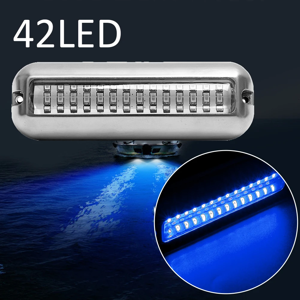 Universal 42 LED 50W Underwater Pontoon Boat Transom Lights Water Landscape Lighting for Marine Boat Accessories marine
Universal 42 LED 50W Underwater Pontoon Boat Transom Lights Water Landscape Lighting for Marine Boat Accessories marine