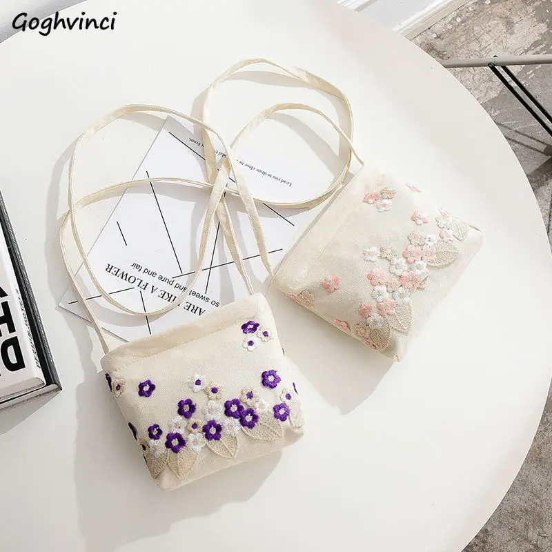 Shoulder Bag Women Flower Embroidery Mini Canvas Bags Crossbody Satchel Colorful Students Purses Ins Korean Style Fashionable
Shoulder Bag Women Flower Embroidery Mini Canvas Bags Crossbody Satchel Colorful Students Purses Ins Korean Style Fashionable