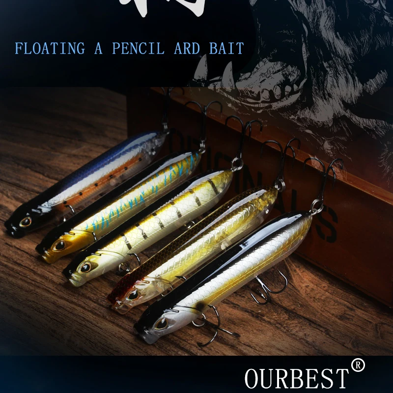 OURBEST Bionic Fisihing Lures Long Throw 8/10CM 11.5/17G Flating Bait Artificial Bait With Hook
OURBEST Bionic Fisihing Lures Long Throw 8/10CM 11.5/17G Flating Bait Artificial Bait With Hook