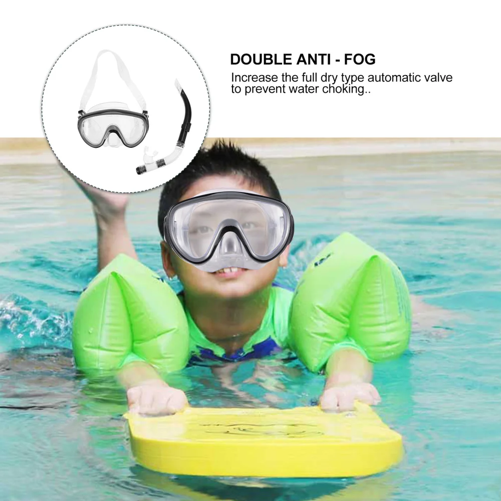 1 Set Dry Snorkel Mask Set Snorkeling Gear with Dry Snorkel Tube and Seal Mask
1 Set Dry Snorkel Mask Set Snorkeling Gear with Dry Snorkel Tube and Seal Mask