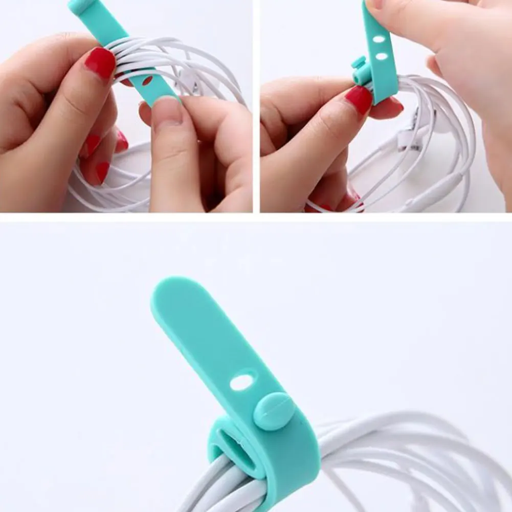 4/8 Pcscable Ties Silicone Reusable Cable Ties Portable Earphone Line Organizer Cable Ties Storage Accessories
4/8 Pcscable Ties Silicone Reusable Cable Ties Portable Earphone Line Organizer Cable Ties Storage Accessories