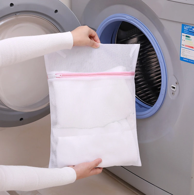2PC Zipper Closure Mesh Laundry Wash Bags Foldable Delicate Lingerie Bra Socks Underwear Washing Machine Clothes Protection Net
2PC Zipper Closure Mesh Laundry Wash Bags Foldable Delicate Lingerie Bra Socks Underwear Washing Machine Clothes Protection Net