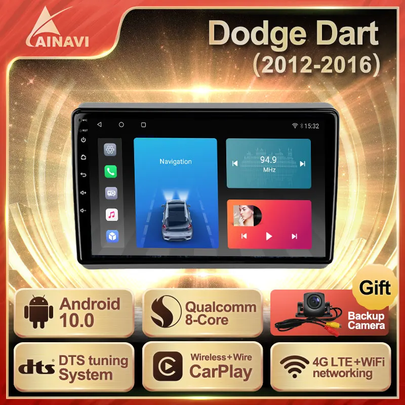 Автомобильный радиоприемник Android 10 QLED экран для Dodge Дротика 2012-2016 авто стерео Мультимедийный видеоплеер DSP навигация Carplay NO 2din DVD
Автомобильный радиоприемник Android 10 QLED экран для Dodge Дротика 2012-2016 авто стерео Мультимедийный видеоплеер DSP навигация Carplay NO 2din DVD
