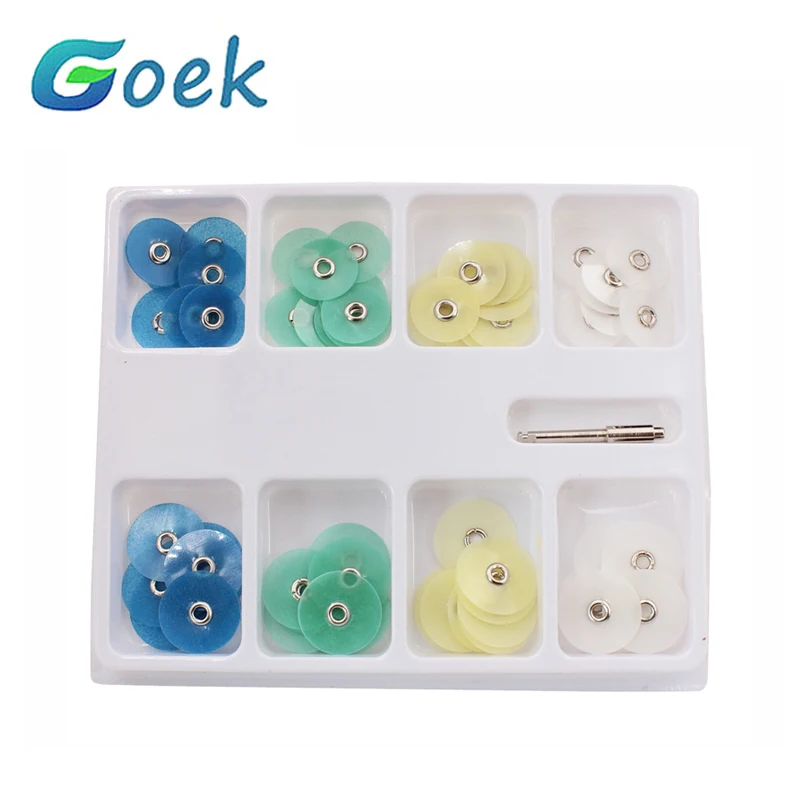 Dental Polishing Discs Dental Material Teeth Whitening Dental Lab Polishing Tools Gross Reduction Contouring Mandrel Stripes Set
Dental Polishing Discs Dental Material Teeth Whitening Dental Lab Polishing Tools Gross Reduction Contouring Mandrel Stripes Set