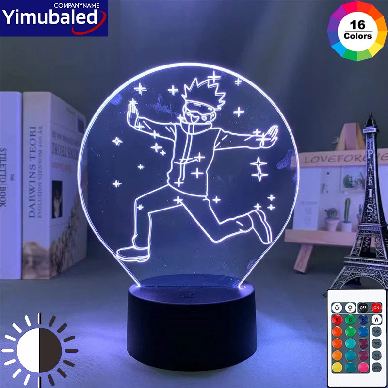 Q версия juютсу Kaisen Gojo Satoru светодиодный ночник красочный RGB 3d лампа Коллекционная Детская комната Декор лучший друг подарок
Q версия juютсу Kaisen Gojo Satoru светодиодный ночник красочный RGB 3d лампа Коллекционная Детская комната Декор лучший друг подарок