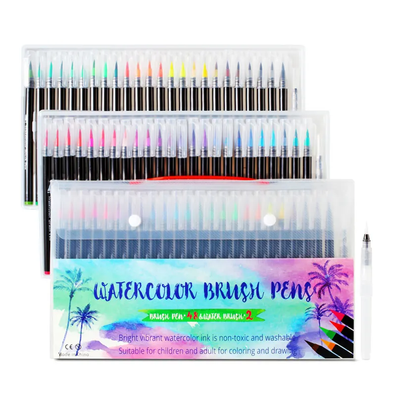 12//20/72 Color Watercolor Brush Pens Art Marker for Drawing Scrapbooking Lettering Manga Calligraphy Sketching School Supplies
12//20/72 Color Watercolor Brush Pens Art Marker for Drawing Scrapbooking Lettering Manga Calligraphy Sketching School Supplies