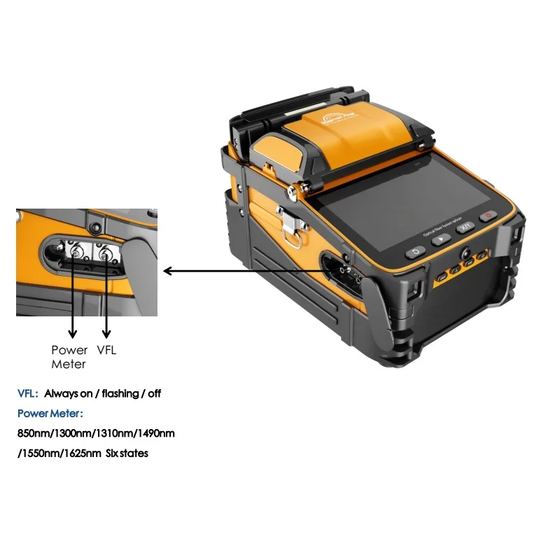 Original AI-9 Signal Fire Automatic SM&MM Multi-Language FTTH Fiber Optic Splicing Machine Optical Fiber Fusion Splicer
Original AI-9 Signal Fire Automatic SM&MM Multi-Language FTTH Fiber Optic Splicing Machine Optical Fiber Fusion Splicer