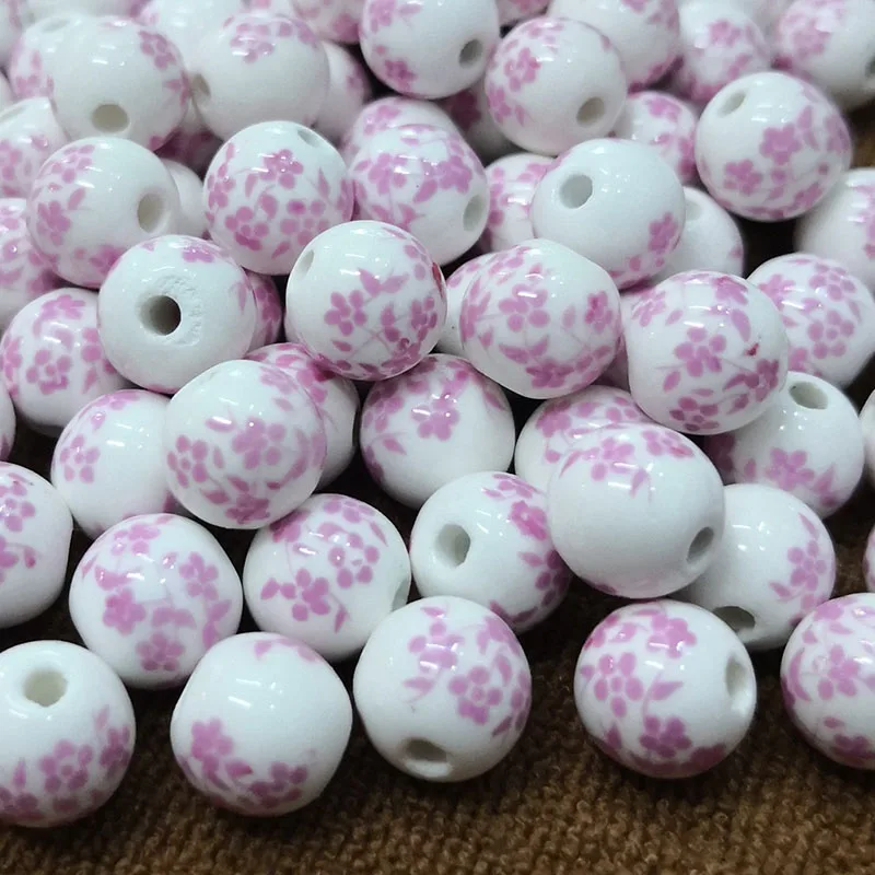 50pcs/lot 8mm Decal Ceramic beads Flower Porcelain Spacer Round Loose beads for Jewelry bracelets making DIY accessories
50pcs/lot 8mm Decal Ceramic beads Flower Porcelain Spacer Round Loose beads for Jewelry bracelets making DIY accessories