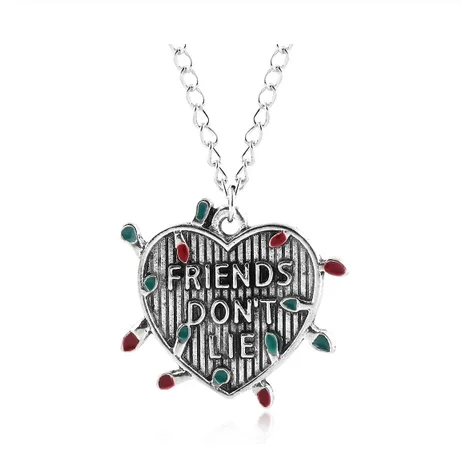 Movie Jewley "Friends Don't Lie" Run Lamp Star Choker Pendant Necklace enamel Charms fashion jewelry
Movie Jewley "Friends Don't Lie" Run Lamp Star Choker Pendant Necklace enamel Charms fashion jewelry