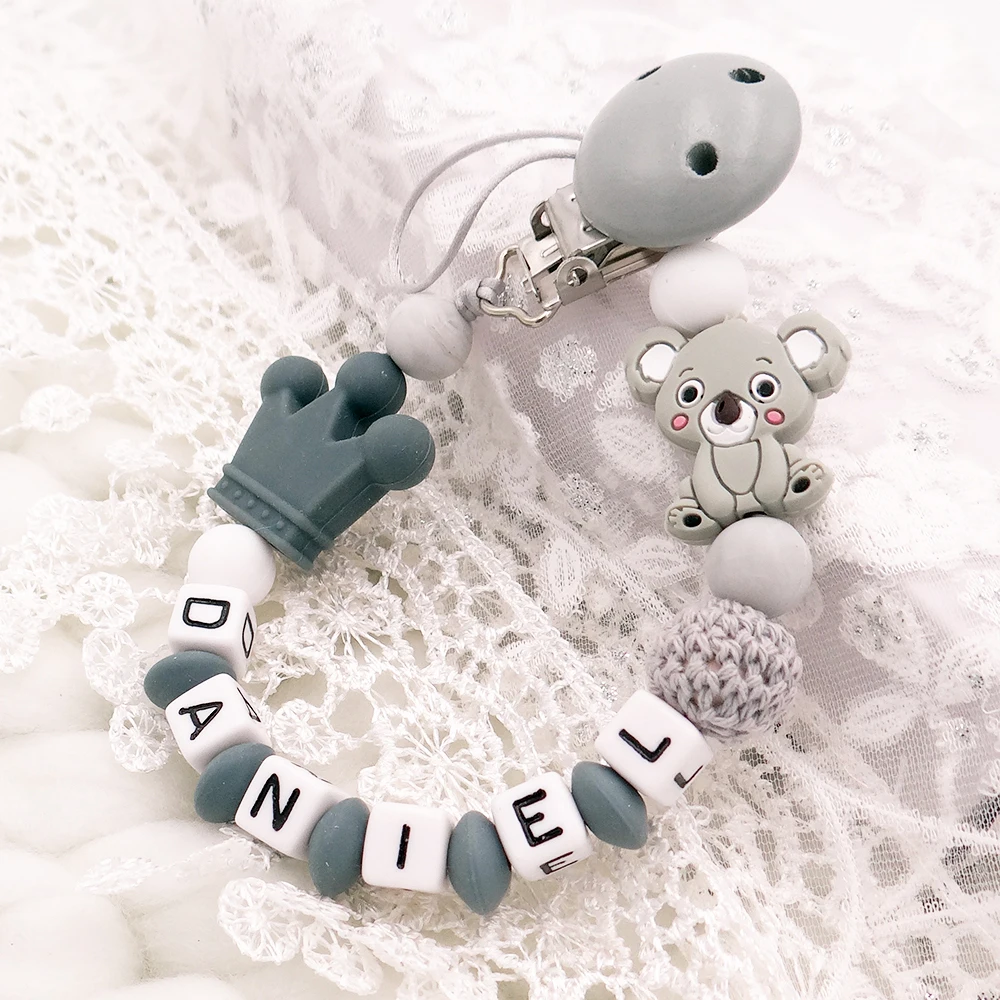Personalized Name Silicone Nipple Dummy Holder Baby Pacifier Clip Porta Chupeta Dummy Chain Custom Name Silicone Pacifier Clips
Personalized Name Silicone Nipple Dummy Holder Baby Pacifier Clip Porta Chupeta Dummy Chain Custom Name Silicone Pacifier Clips